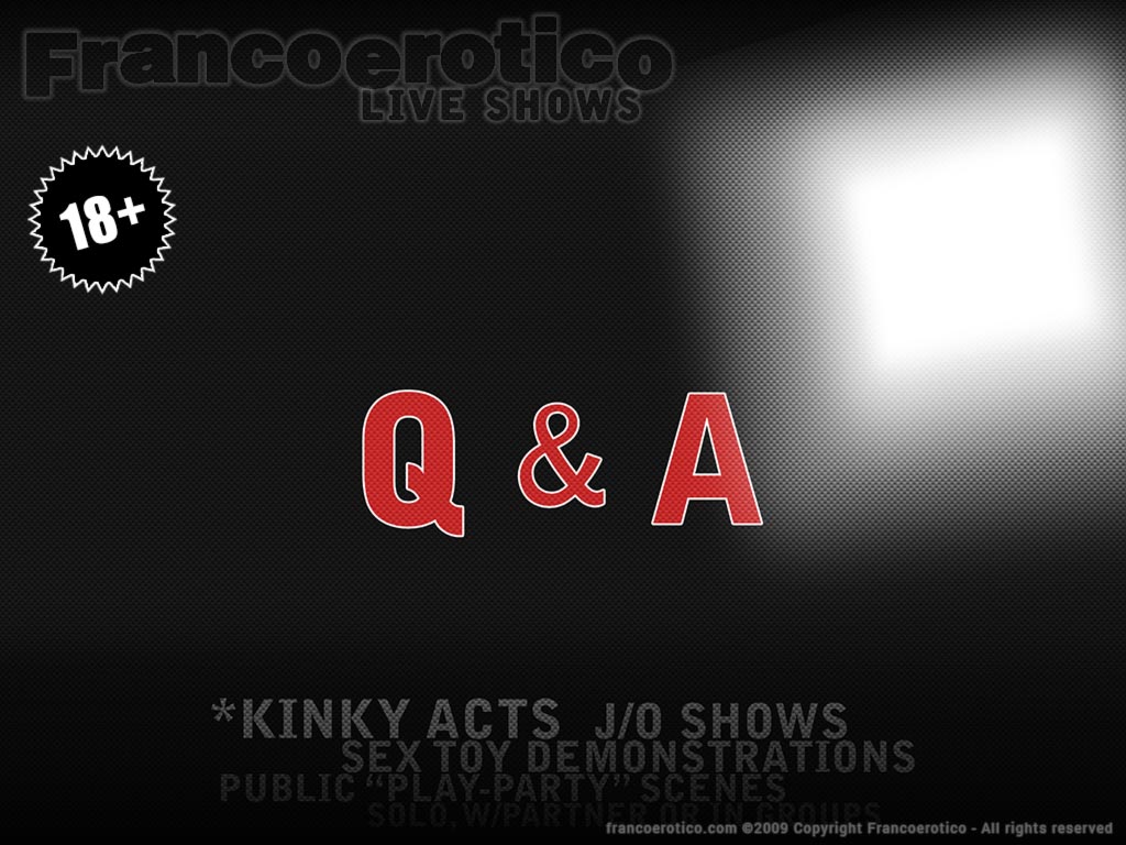 Francoerotico Questions and Answers